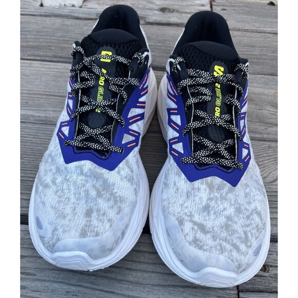 Salomon Aero Glide 2 Men's 10.5 Running Shoes White/Phantom/Spectrum Blue - Picture 3 of 11